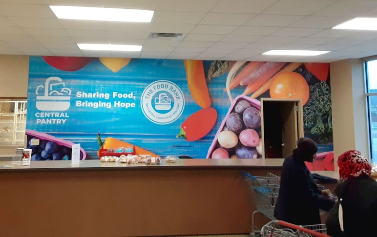 Wall Mural Central Pantry 