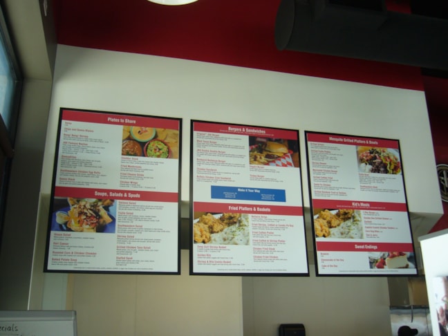 Menu Signs & Price List Signage