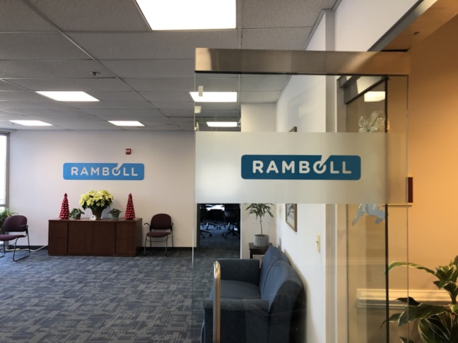 Frosted Vinyl Window Graphics