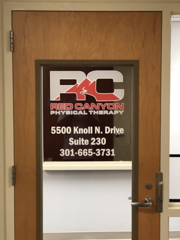 Cut Vinyl Letters and Logo