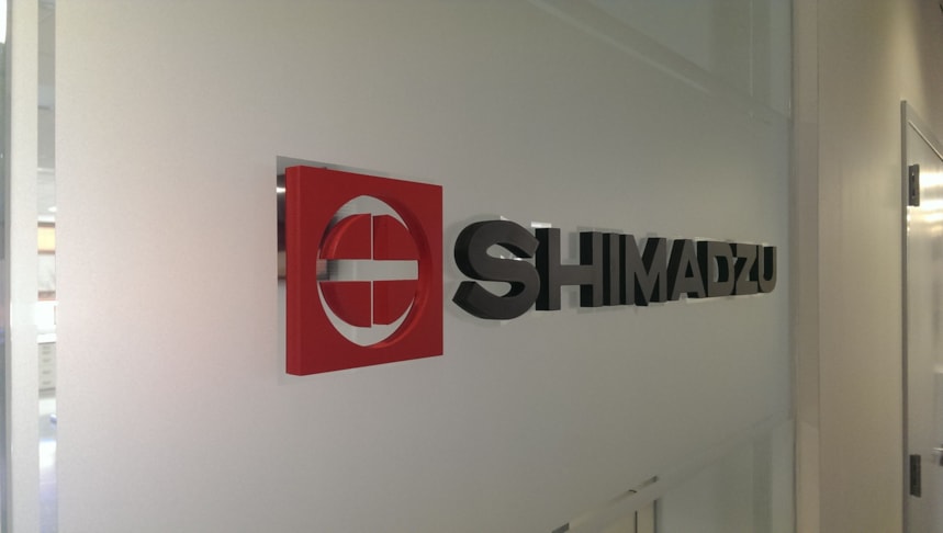 Frosted Vinyl with Acrylic Dimensional Letters