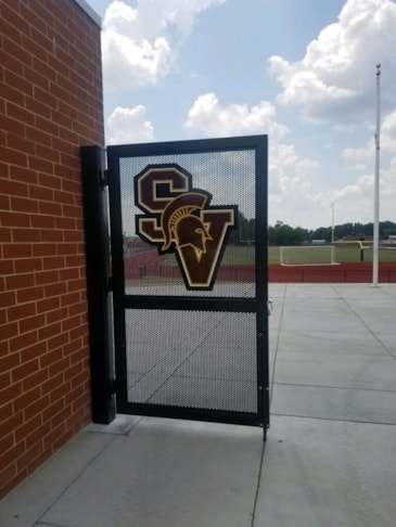 Did you know we could do this too? Dimensional Letters on a local High School entrance lets everyone know just whose field this is!