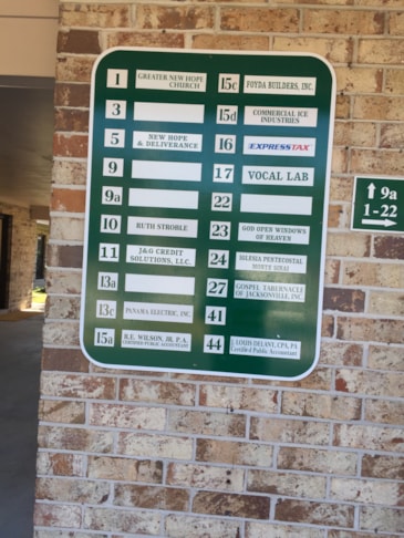 Directory and Wayfinding Signage | Professional Services