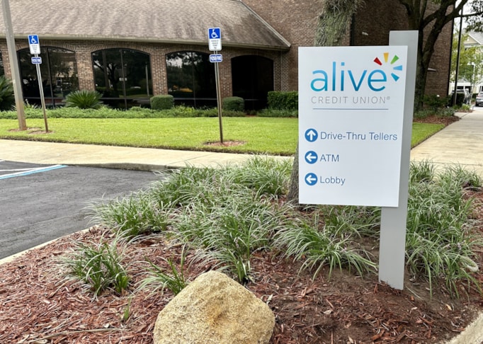 Post & Panel Signs | Bank Signs & Credit Union Signs