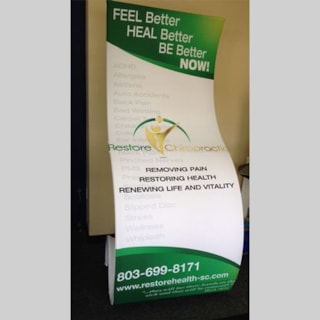 - Image360-Columbia-NE-SC-Banner-Stand-Healthcare-Restore-Chiropractic