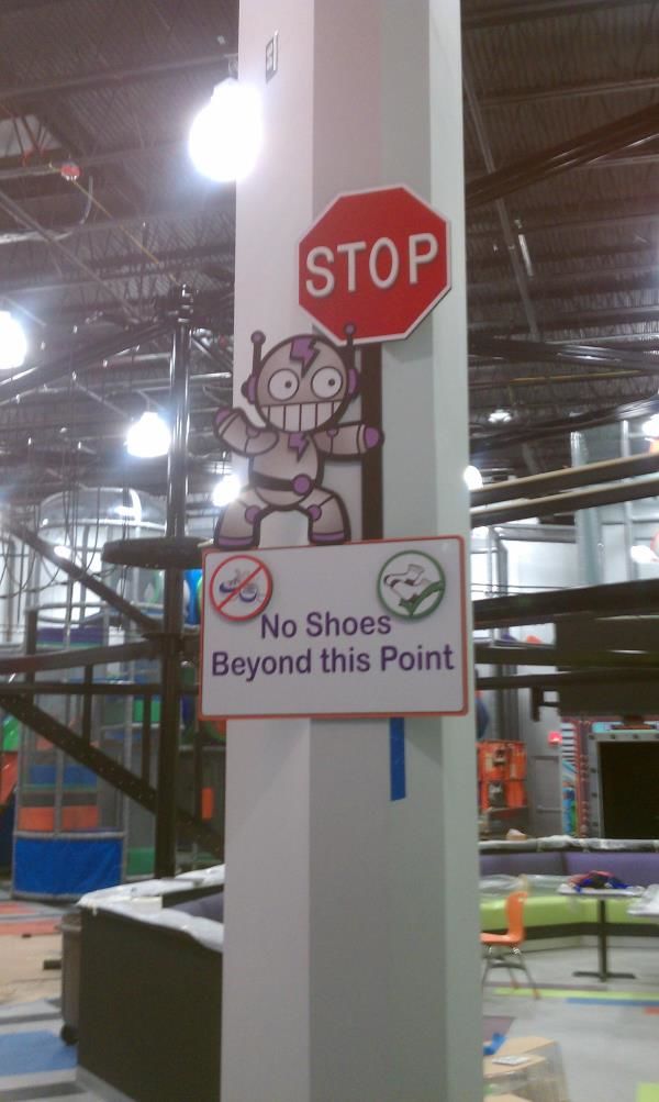 DS070 - Custom Metal Signage for Recreation