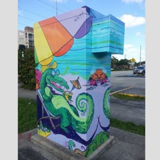 - Image360-Ft. Lauderdale - Utility Box Wraps - Alligator