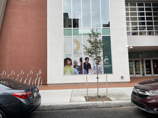 Harrisburg University Window Graphics 
