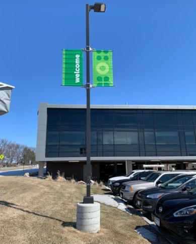 Boulevard & Street Pole Banners | School, College, & University Signs