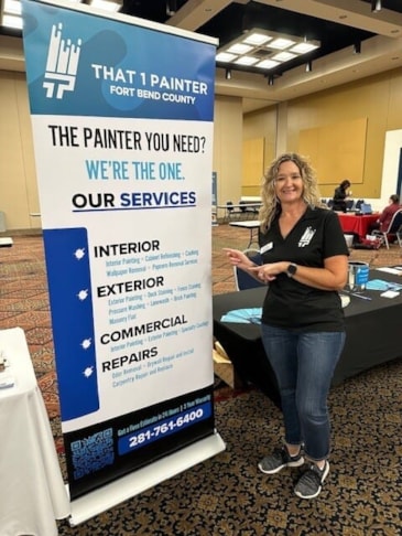 Retractable Banner for That 1 Painter Fort Bend County