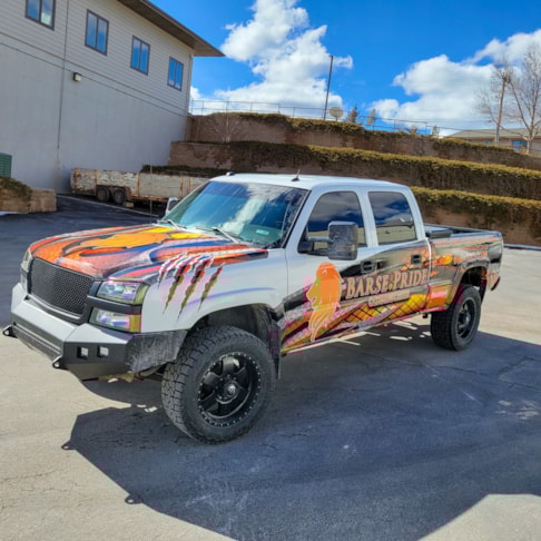 New truck wrap for Barse Pride Construction