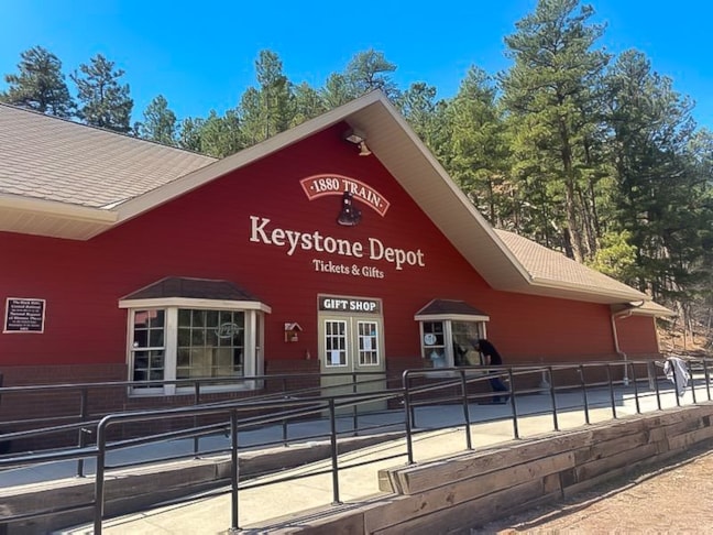 Outdoor Wall Letters for 1880s Train Keystone Depot