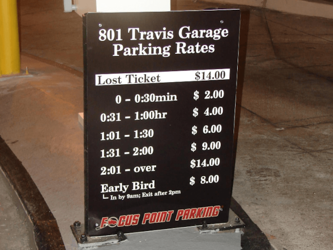 Parking Lot Signs | Property Management