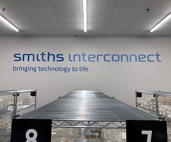 Wall Graphic for Smiths Interconnect in Kansas City, Kansas