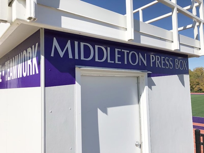 Exterior Brushed Metallic Dimensional Letters for Notre Dame de Sion in Kansas City, Missouri