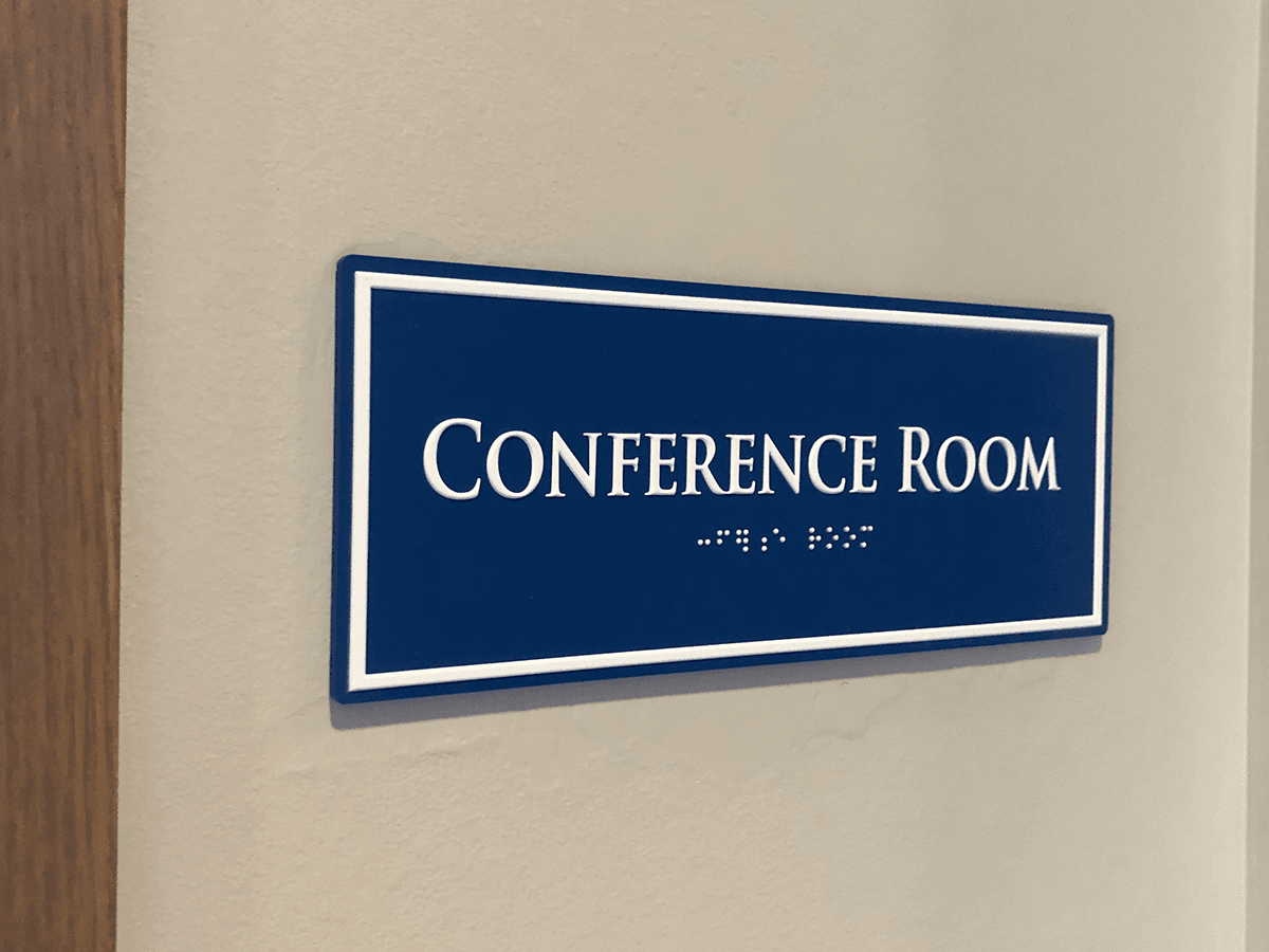 Directory and Wayfinding Signage | Custom ADA Room Sign for St. Paul