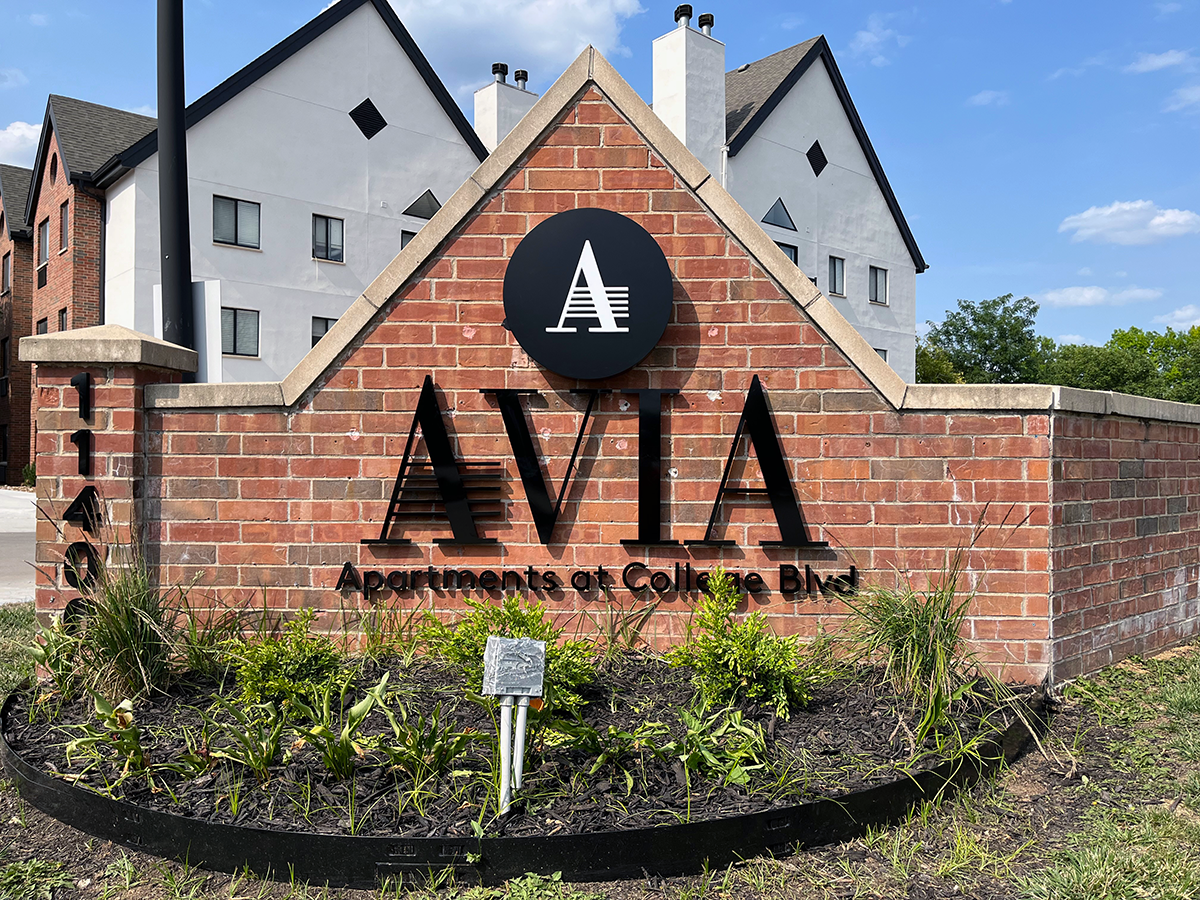 Exterior Dimensional Logo and Letters for Monument Sign | Overland Park, Kansas