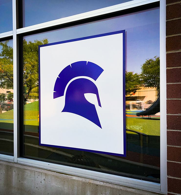 Exterior Window Graphic for St. Paul