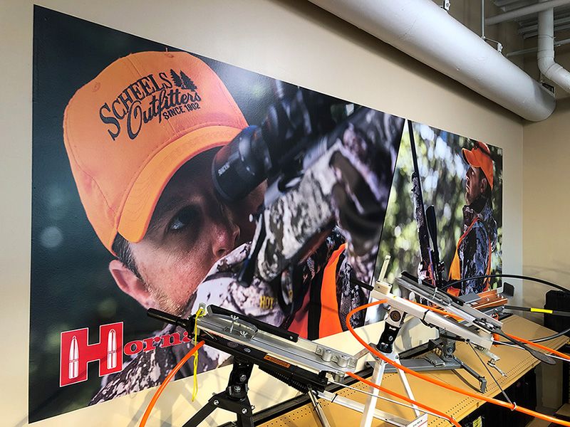 Interior Wall Vinyl for SCHEELS in Overland Park, Kansas