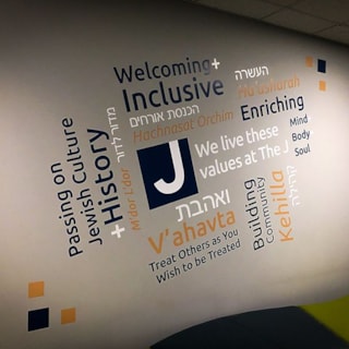 Interior Wall Graphic for The Jewish Community Center of Greater Kansas City in Overland Park, Kansas