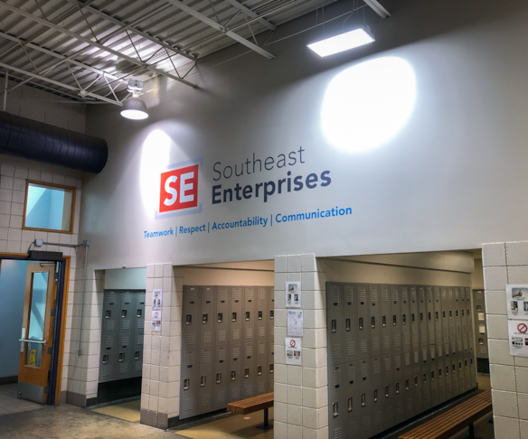Interior Wall Graphic for Southeast Enterprises in Kansas City, Missouri