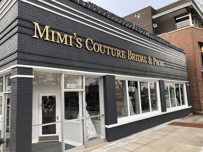 Exterior Dimensional Letters for Mimis Couture Bridal & Prom in Overland Park, Kansas