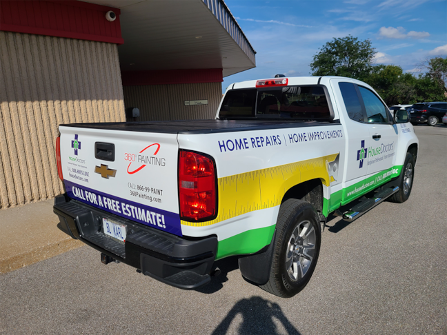 Pickup Truck Full Wrap for House Doctors