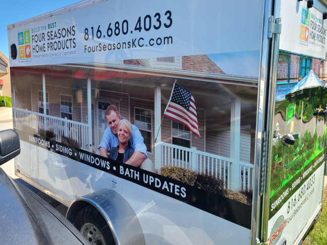Trailer Fleet Graphics for Four Seasons Home Products in Lees Summit, Missouri