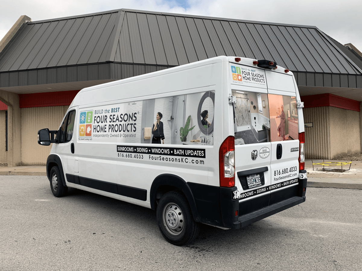 Fleet Graphics | Van Fleet Graphics for Four Seasons Home Products in Lee