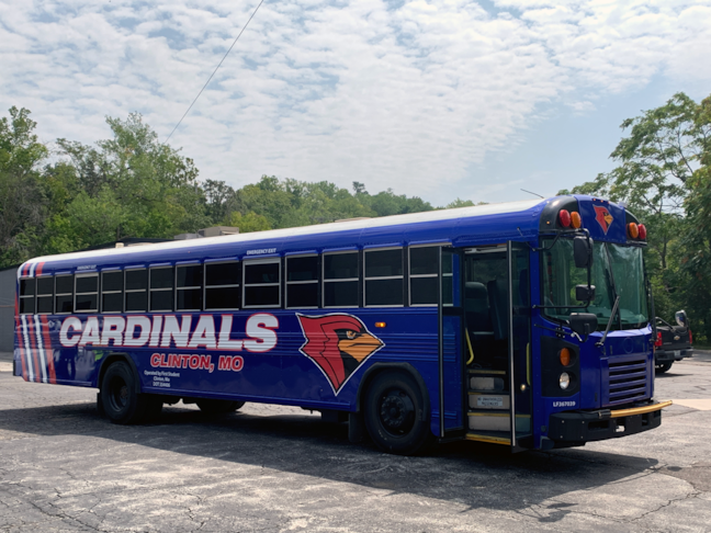 Full Schoolbus Wrap for Clinton School District