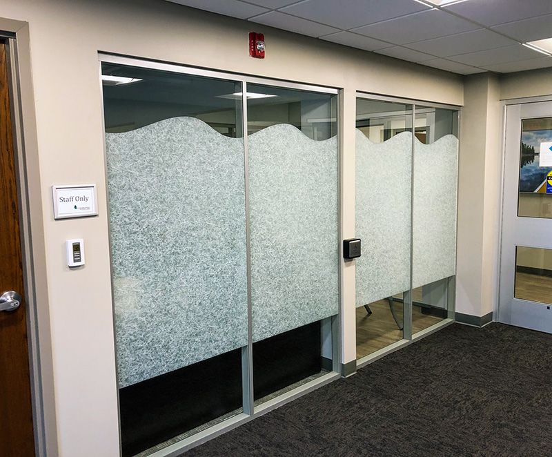 Interior Frosted Privacy Film for Excelsior Springs Hospital