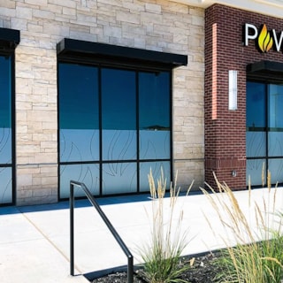 Exterior Frosted Vinyl Window Graphics for Powerlife in Lee