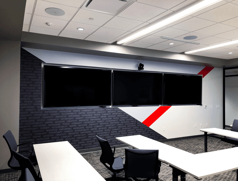 Interior Wall Vinyl Mural for Brinkmann Constructors in Kansas City, Missouri