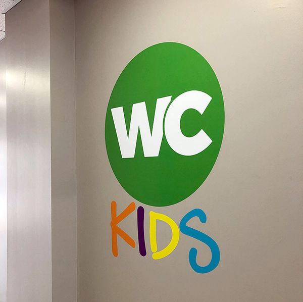 Wall Graphic for Woods Chapel United Methodist Church in Lee