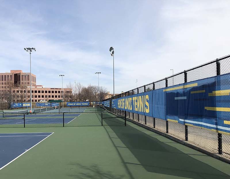 Fence Banners for Plaza Tennis Center in Kansas City, Missouri