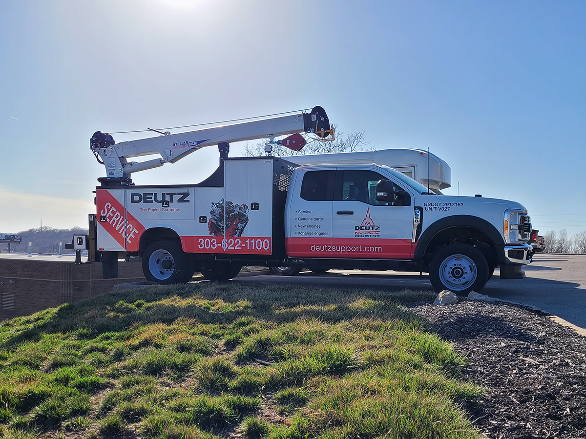 Fleet Graphics | Fleet Vehicle Graphics for Deutz Midwest
