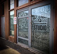 Project Spotlight – Sprout Creative – Frosted Window Graphics