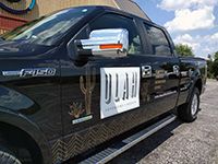 Project Spotlight – ULAH Interiors – Pickup Truck Partial Vehicle Graphics