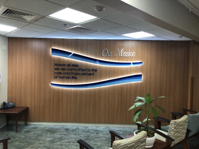 Interior Signage & Indoor Signs | Hospital & Healthcare Signs