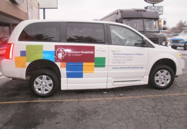  - Image360-Lexington-KY-Partial-Vehicle-Wrap-Healthcare-Shriners-Hospital