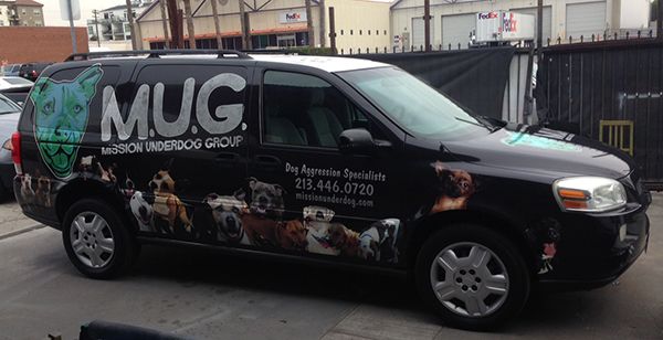 Vehicle Graphics_Vehicle Wrap Mission Underdog Group (MUG)_LA, California 