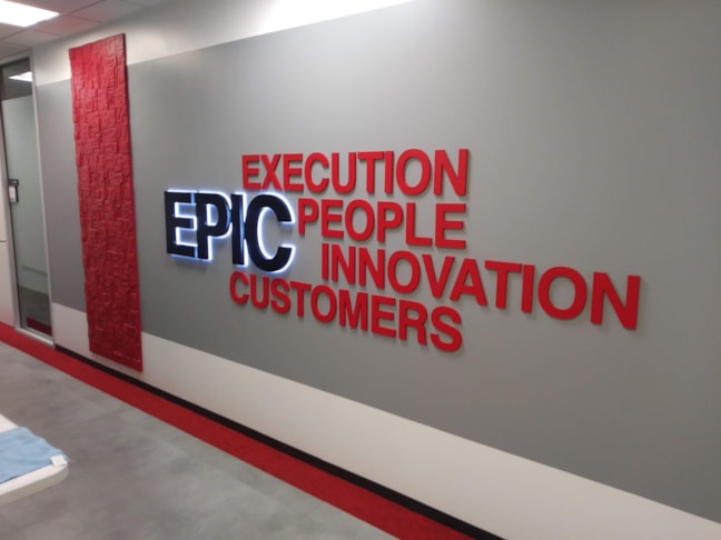 Edgelit and Backlit Signs