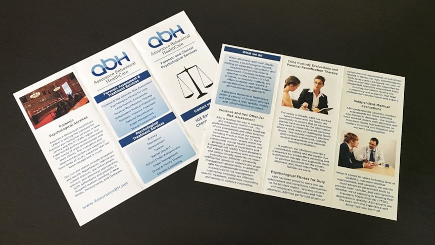 Brochures, Menus & Booklets