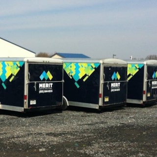 Merit - Trailer Fleet Vehicle Graphics and Lettering