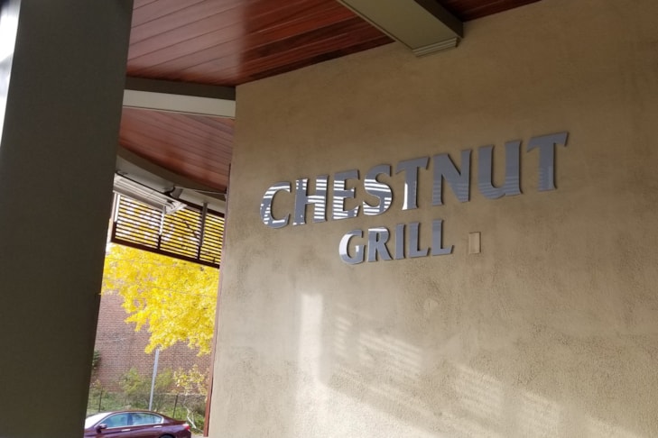 Dimensional lettering for Chestnut Grill