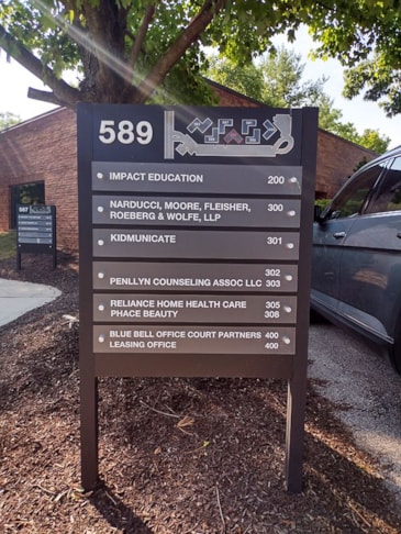 Directory and Wayfinding Signage