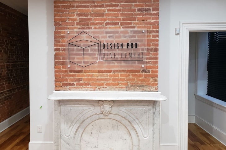 Acrylic Plaque with Stand-offs