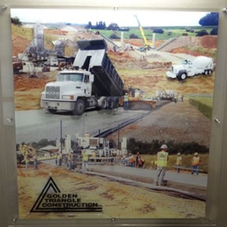 - Image360-Pittsburgh West custom displays - acrylic displays -construction