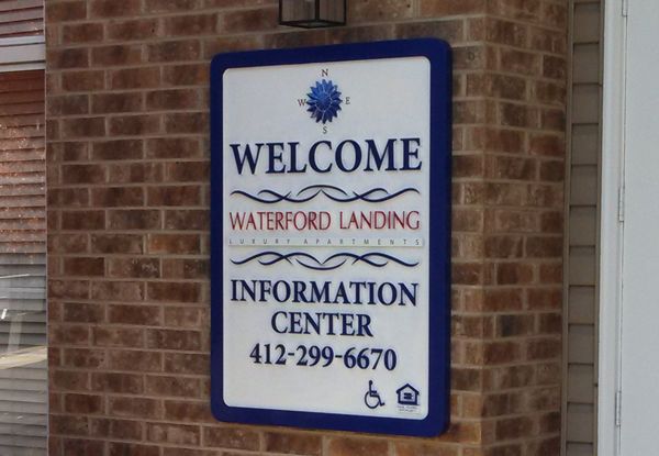  - Waterford Landing - Property Management Dimensional Signage - Image360 - Pittsburgh West Pennsylvania