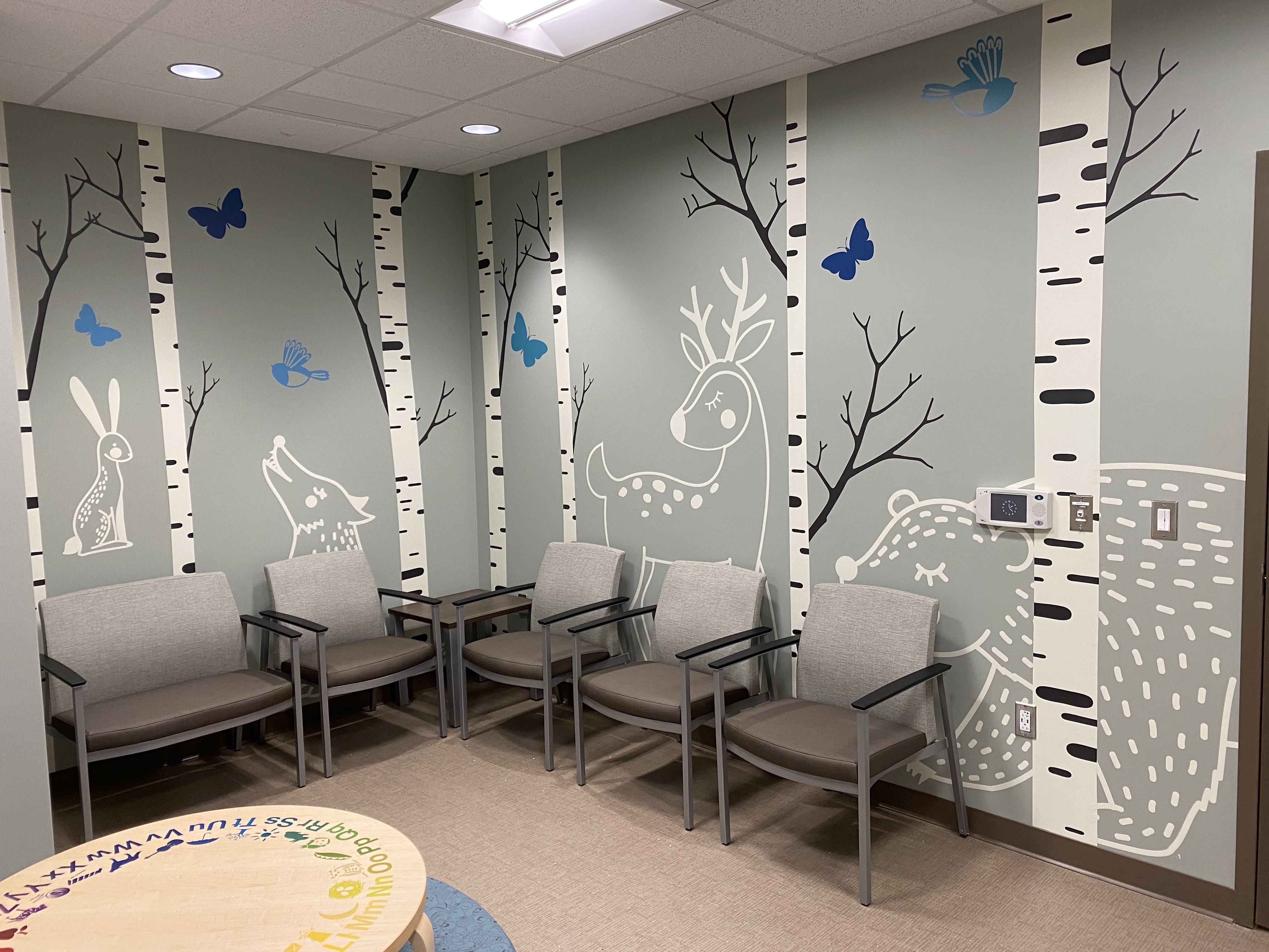 Pediatric Unit vinyl graphics